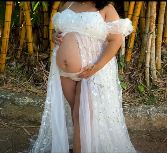 Roupa ensaio gestante