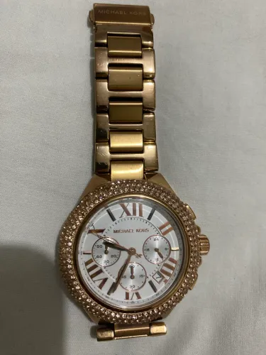 Relógio Michael Kors banhado rose original 500