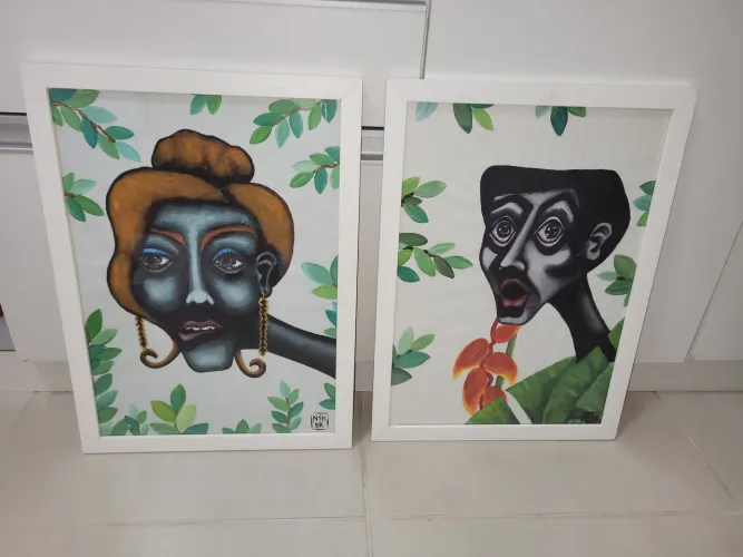Quadro pintados a mao. Exclusivos