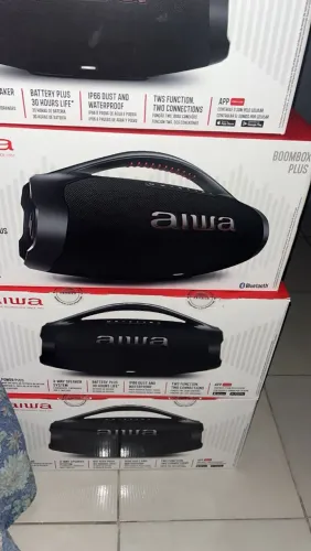 Caixa de som AIWA bombox