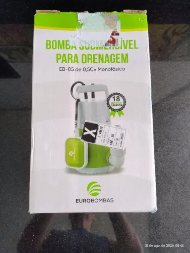 BOMBA SUBMERSÍVEL p/ DRENAGEM EB 05