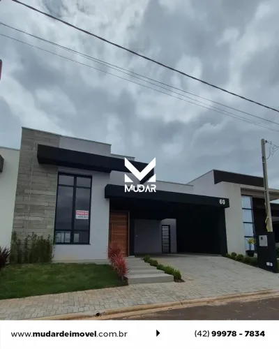 Casa com 3 quartos sendo 1 suíte no Condomínio Reserva Ecoville