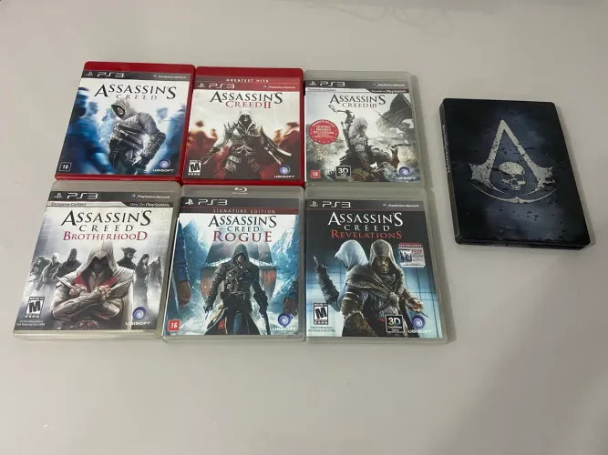 Coleção Assassins creed Ps3