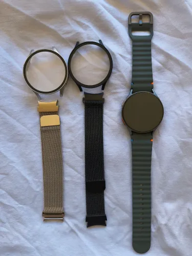 Relógio Samsung watch 7, smartwatch 44mm, bluetooth, Galaxy AI, tela em cristal de safira.
