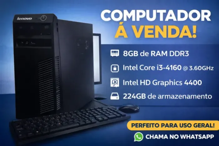 SUPER OFERTA - COMPUTADOR COMPLETO PRONTO PARA USO!