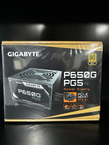 Fonte 650w 80Pus Gold - Ggabyte - Lacrada