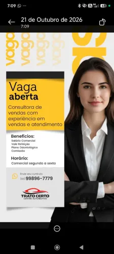 Atendente/vendedora