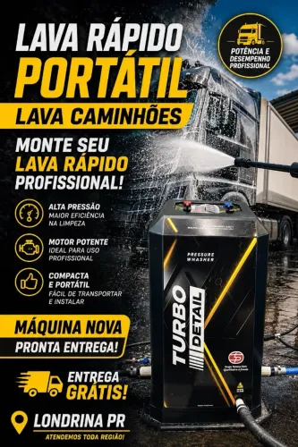 Maquina Lavar Caminhão Lava rápido Portátil - Entrega Gratis