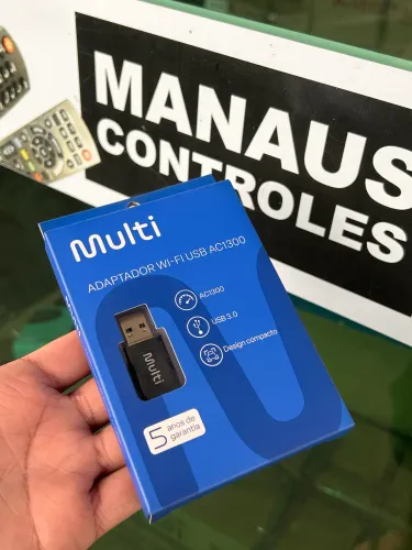 Adaptador WIFI 5G Multilaser 3.0 1300 Mbps AC1300F
