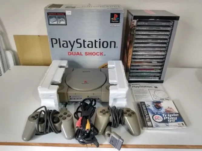 ps1 original usa completo mais jogos