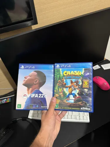 JOGOS PS4 FIFA 22, CRASH
