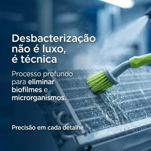 Desbacterização de ar condicionado 
