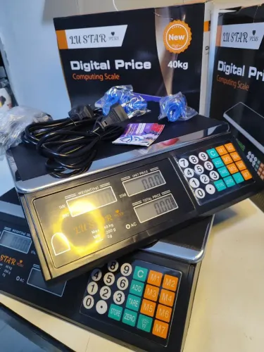 Balança Digital de 40 kilo chama no ZAP na descrição