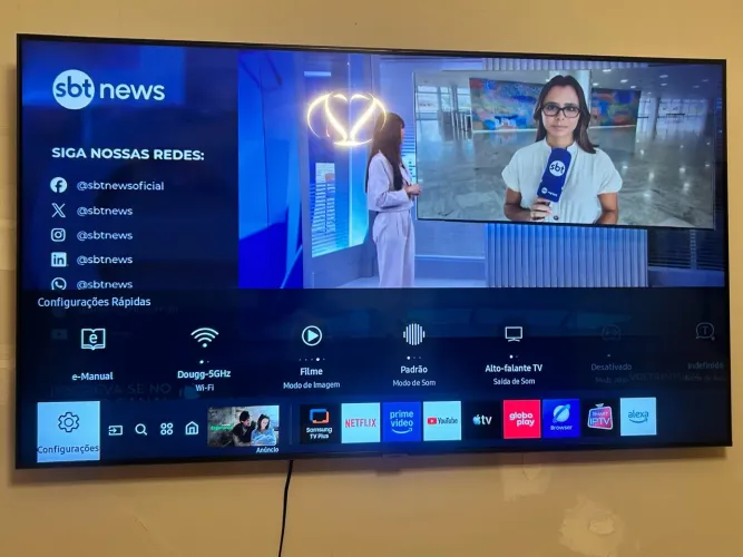 SAMSUNG SMART HUB 55 POLEGADAS