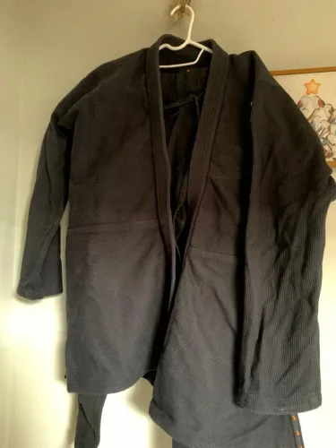 Kimono A1 da combate, cor preta, conservado