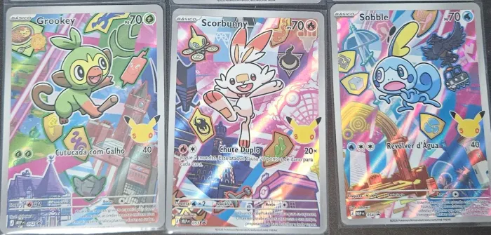 Trio de Galar parceiros iniciais série 2 - Pokemon TCG