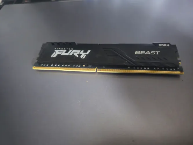 Memória RAM Kingston Fury Beast 8GB DDR4 3200MHz CL16gston