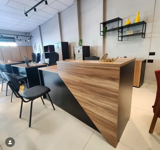 MESA BALCAO PARA ATENDIMENTO RECEPÇÃO LOJA IKONOFFICE