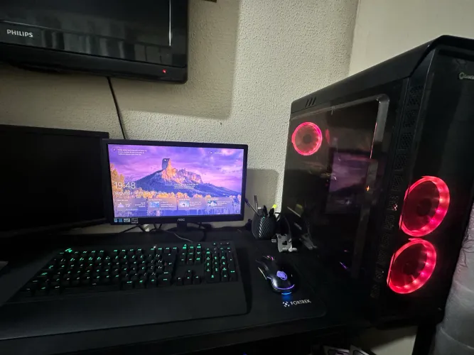 PC GAMER - i5-7400 - GTX 1060 6GB - 2TB ARMAZENAMENTO