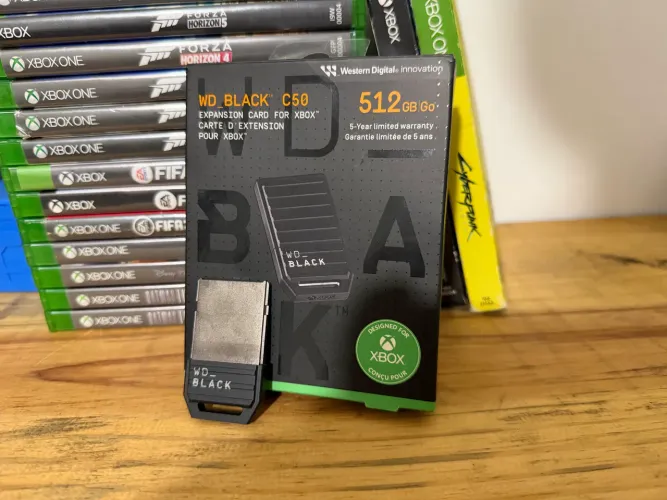 SSD Cartão de Expansão WD Black C50 512GB Xbox Series X e S