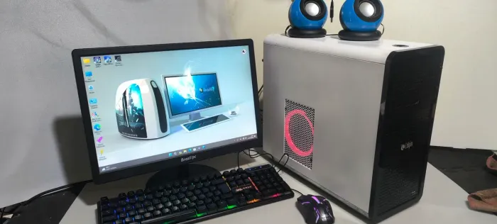 PC GAMER DE ENTRADA I3 4170.3.7 8GB DDR3 SSD DE 120GB+HD DE 500GB placa de vídeo GT 610 2g