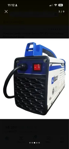 Máquina de solda Bosch inverter touch 150 profissional