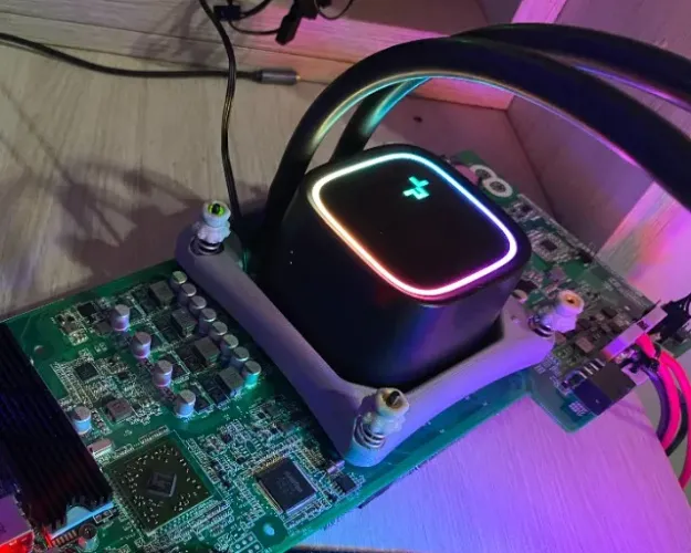 Adaptador Watercooler para AMD BC-250 - Compatível com Fixação Intel Kit Completo