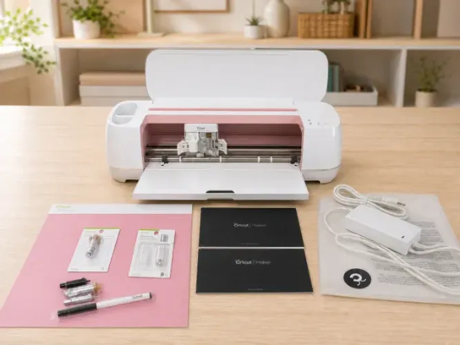 Cricut Maker Champagne - Pouco uso