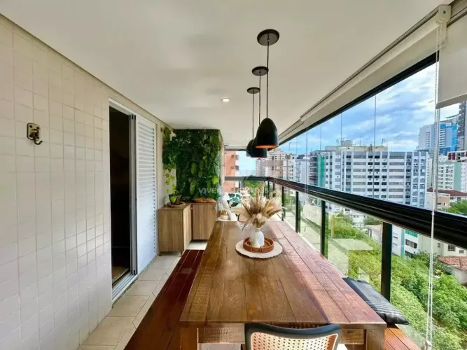 3 dormitórios sendo 1 suíte+ dep completa, varanda gourmet, vista livre, 2 vagas demarcada