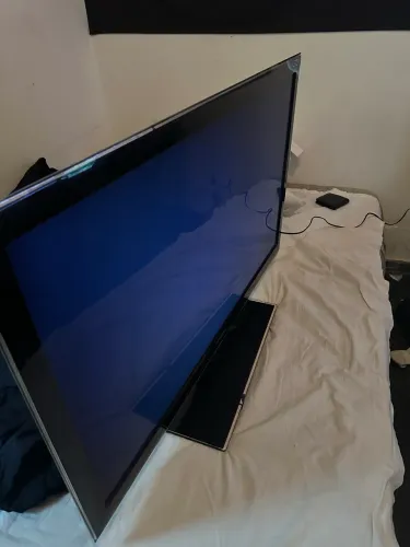 Tv Samsung 46 Polegadas liga acende a tela sai som mas não sai imagem