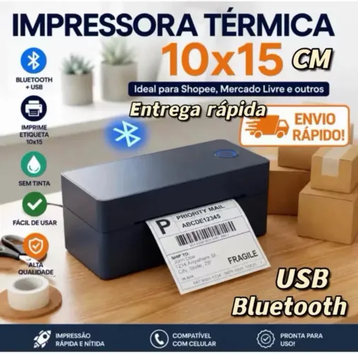 Impressora Térmica e Etiquetas