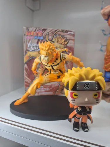 Action Figure Naruto Modo Kurama / Vibration Stars + Funko Modo Sábio