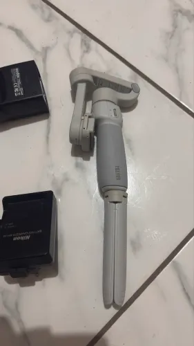 Zhiyun Estabilizador Gimbal Q4 suave, haste de extensão integrada, portátil