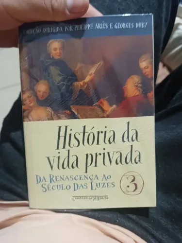 Livro História da vida privada vol 3, novo e lacrado