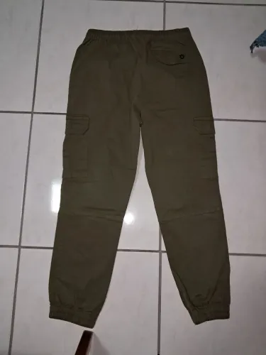 Calça Cargo Verde Escura