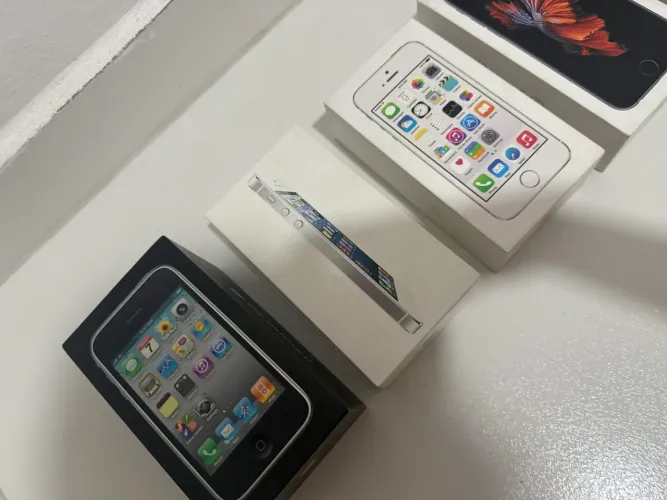 Caixas de IPhone 3s, 5, 5s, 6s, 7, XR