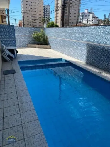 Apartamento 1 dorm com Piscina em Vila Tupi - Praia Grande