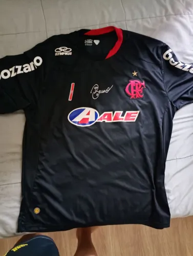 CAMISA FLAMENGO GOLEIRO BRUNO 2009 AUTOGRAFADA