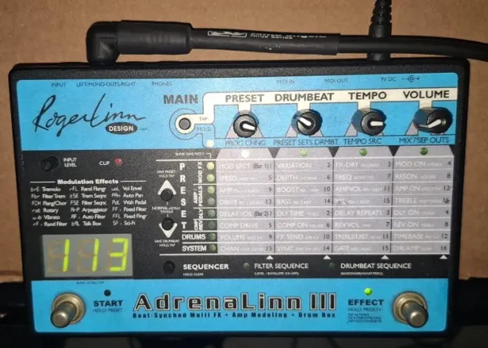 Pedal de Guitarra AdrenaLinn III