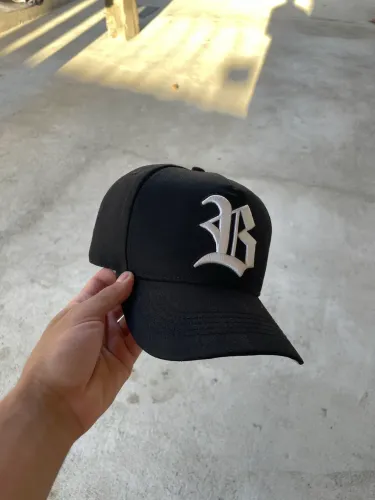 Boné Blck Brasil Aba Curva Snapback Wings Bordado Asas - Preto
