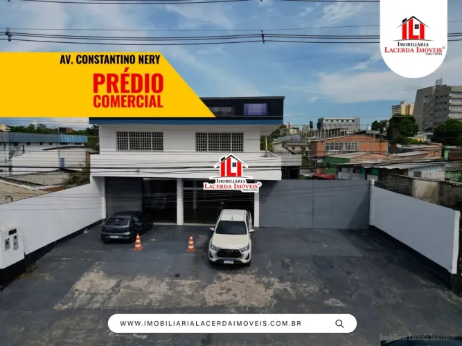 Prédio Locação na Constantino Nery, Construído 442m², Térreo + 1 Pavimento, Poço Artesiano