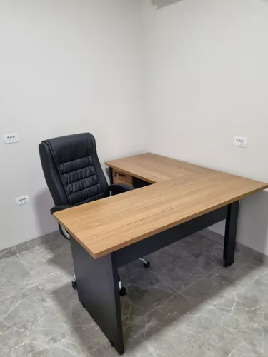 Mesa L com gavetas 150x150x60 Pes painel Entregamos com taxa de frete 