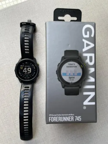 Garmin Forerunner 745 MUSIC - CAIXA COMPLETA