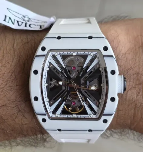 Relógio Invicta S1 Rally Vortex 49028 Automatico Branco. Zerado!