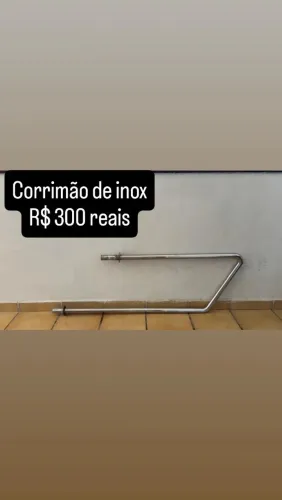 VENDO CORRIMÃO DE INOX