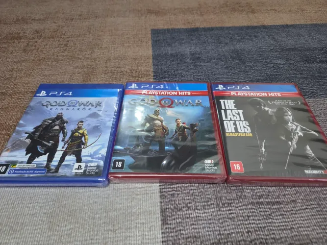 GOD OF WAR 2018 E RAGNAROK E THE LAST OF US 1 LACRADOS DE FABRICA