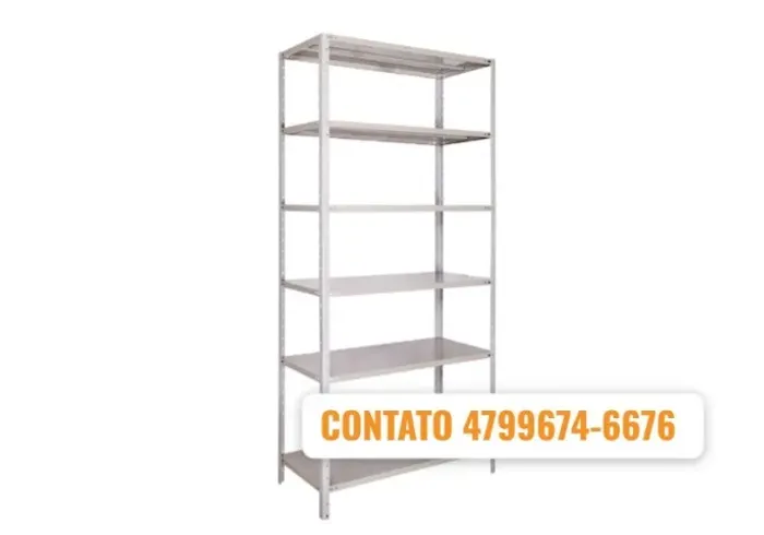 prateleira de aço