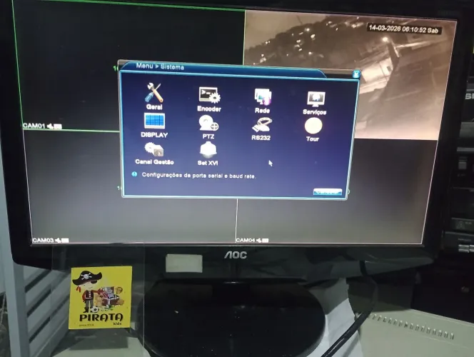 Monitor AOC Mod 931SWL bi-volt VGA Funcionando