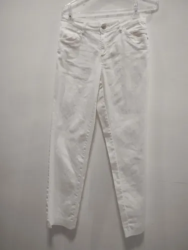 Calça jeans branca casual 