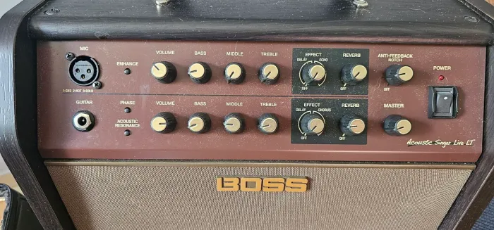 Amplificador Boss para Violão